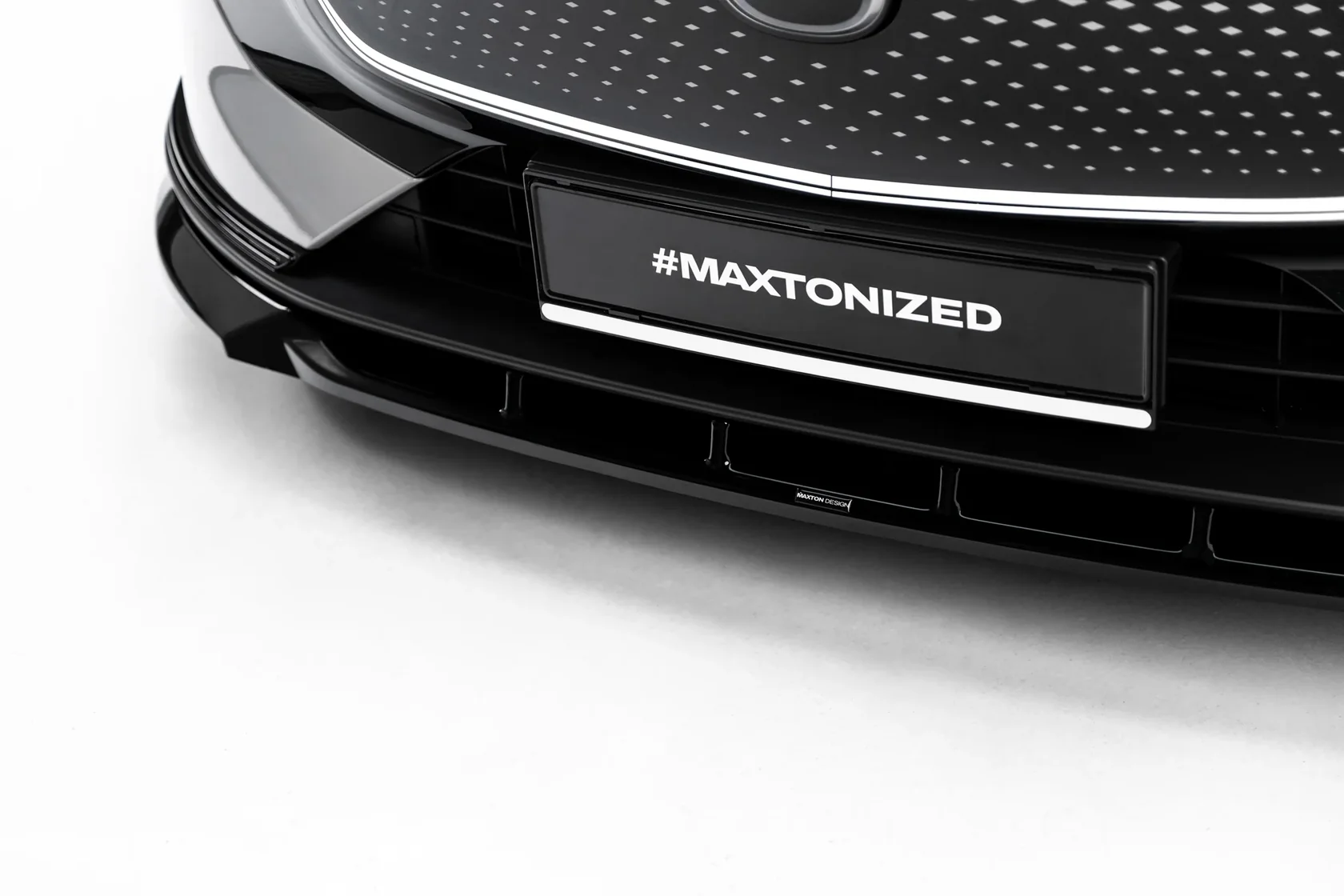 Voorspoiler passend voor Mazda 6e Mk1 Glans Zwart – Maxton Design