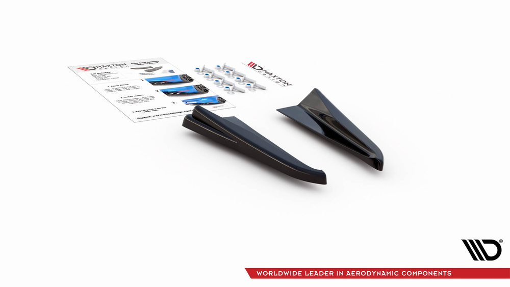 Zijdiffusers AUDI RSQ3 Maxton Glans Zwart