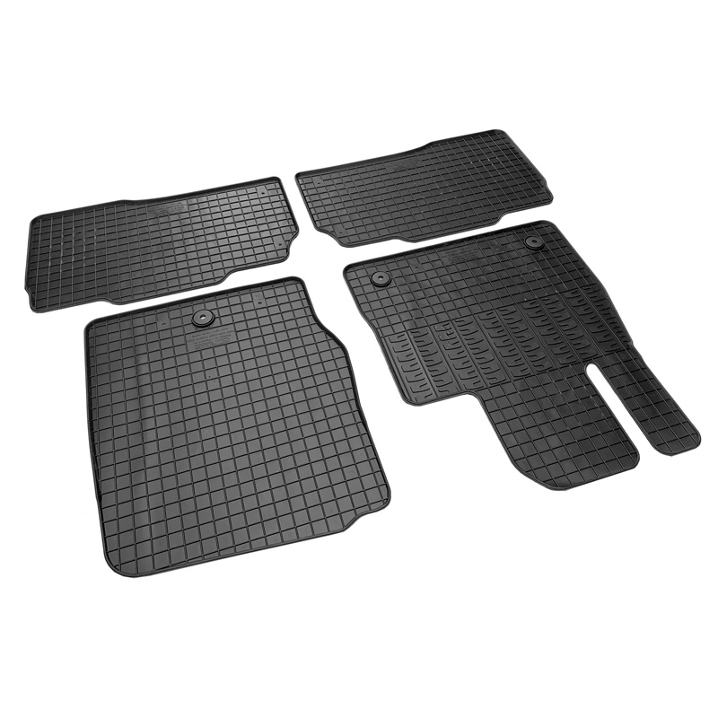 Rubber car mats set  Ford Explorer VI (U625) Hybrid 2020- (4-pieces + fixing system)
