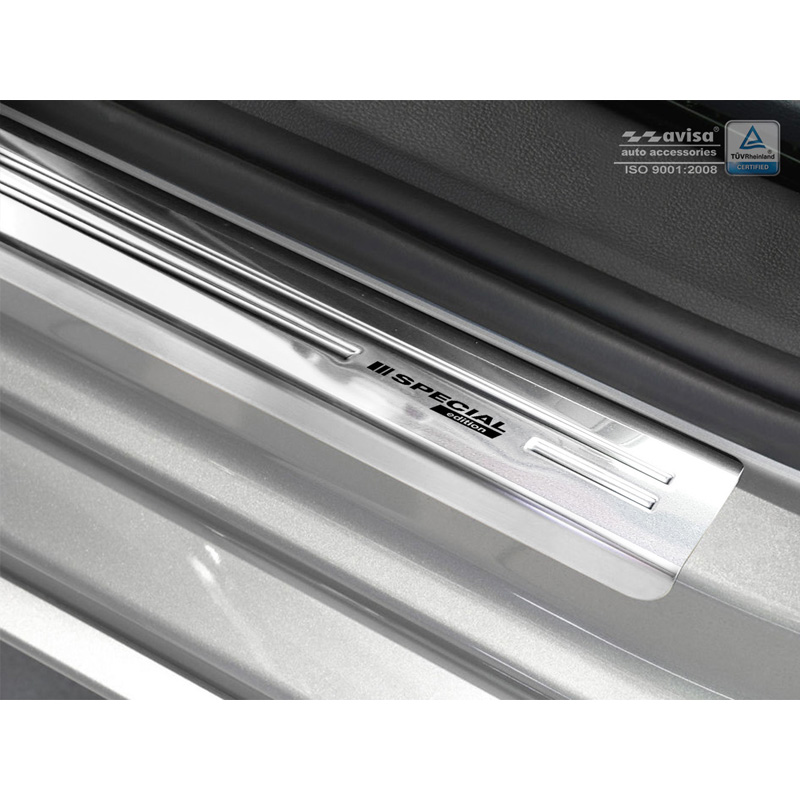 Inox door sill protectors  Volkswagen Passat 3G Sedan/Variant 2014-2023 - 'Special Edition' - 4-pieces