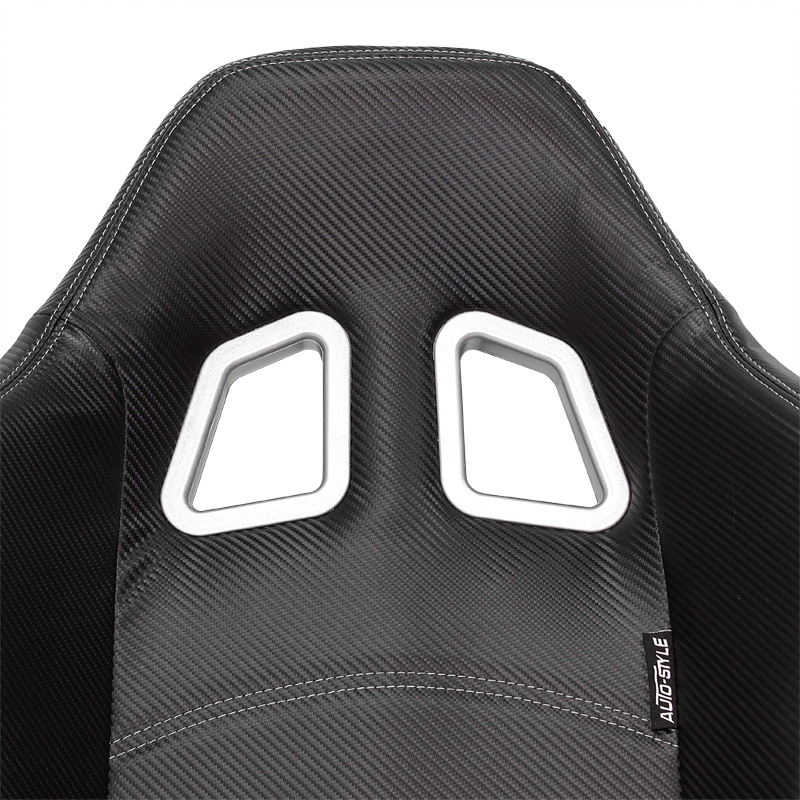Sport seat 'Type Z' - Black Carbon-Look - Dual-side reclinable back-rest - incl. slides