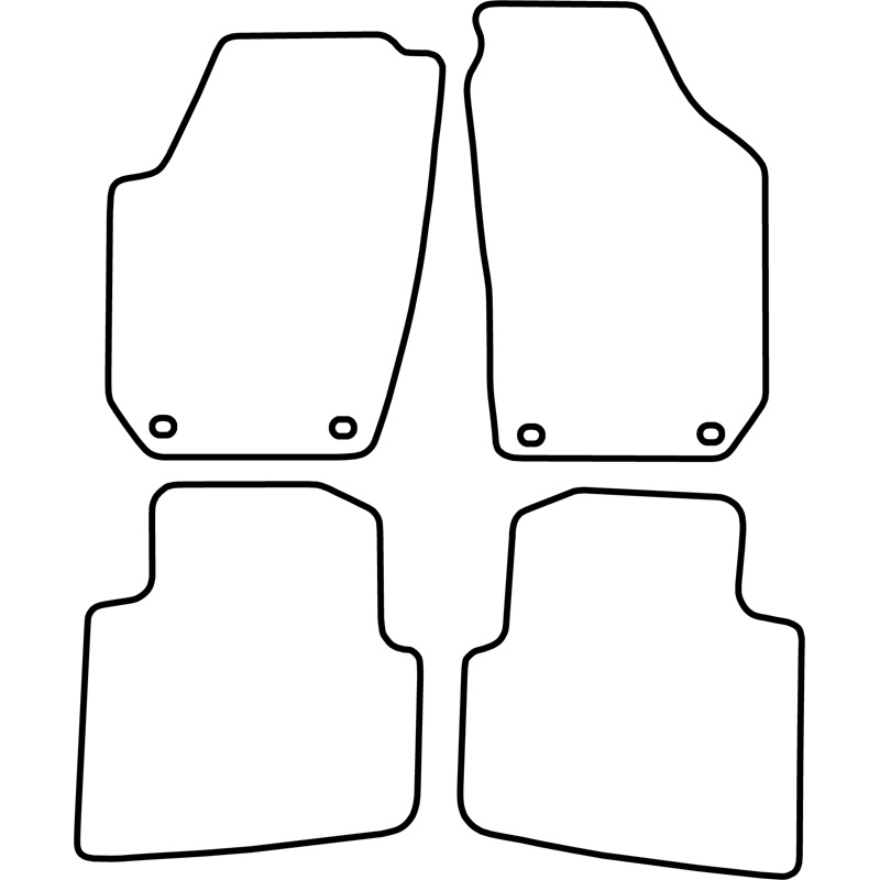 Automatten  Skoda Roomster 2006-2015