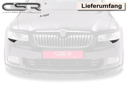 Koplampspoilers Skoda Superb II