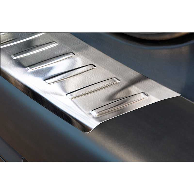 Stainless Steel Rear bumper protector  Peugeot 2008 2013-2019 'Ribs'