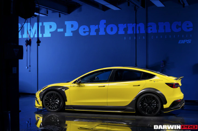 Tesla Model 3 IMPII Style Deels Carbon Fiber Full Body Kit 2017-2020