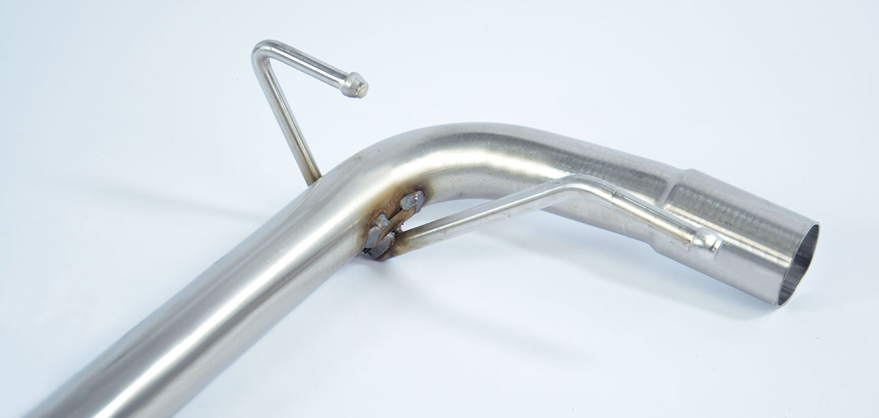500 ABARTH 1.4T Multiair "Mod. USA" (160 Hp) 2011 Rear pipe kit Right - Left (Muffler delete)