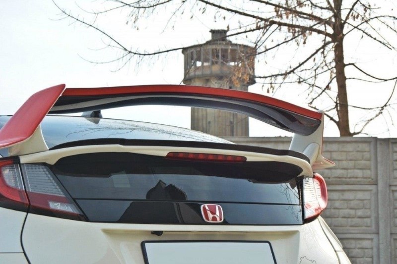Spoilerkap Honda Civic IX Type R N.2 Glanzend Zwart