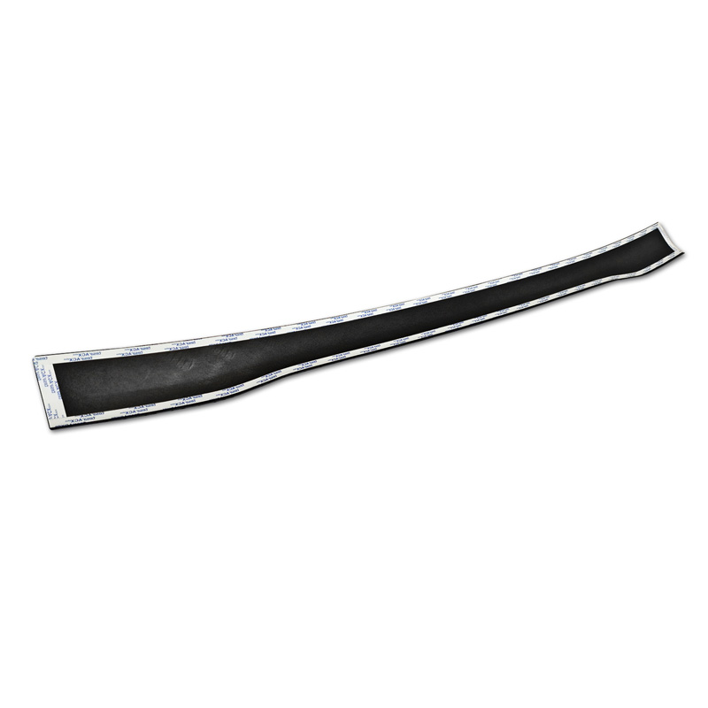 Matt Black Aluminum Rear bumper protector  Ford Tourneo Custom II (V710) 2023- 'Riffled Plate'