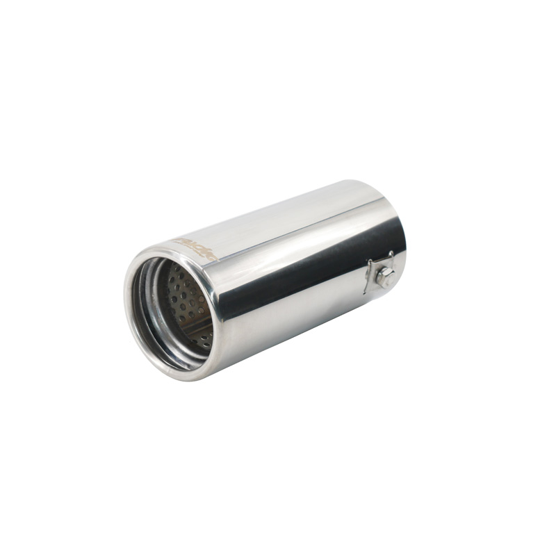 Simoni Racing Uitlaatsierstuk Rond RVS - Ø63xL130mm - Montage 37-61mm