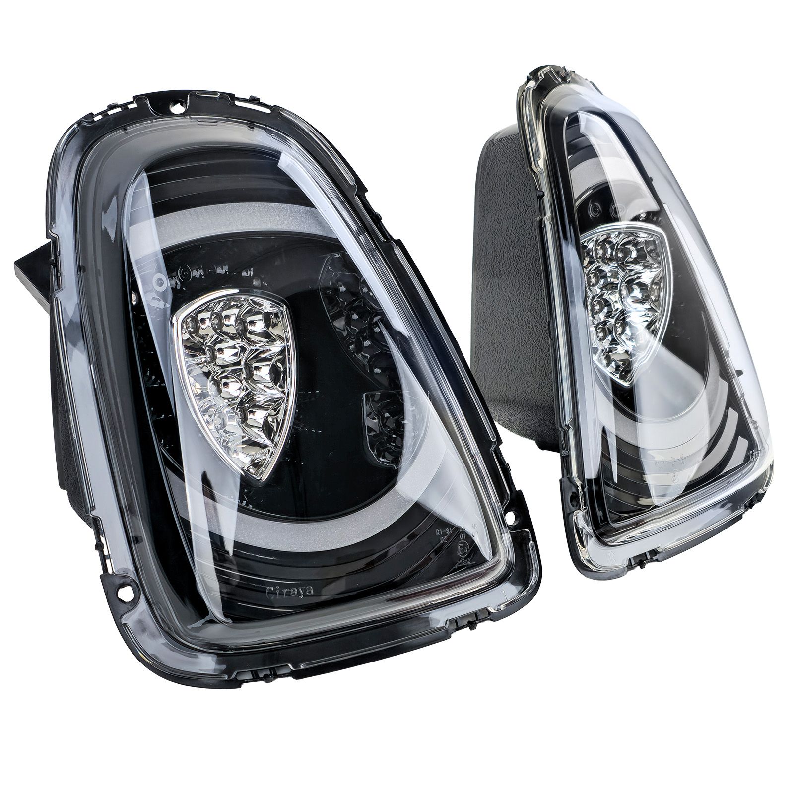 Achterlichten MINI R56 Facelift 10-14 Zwart LED
