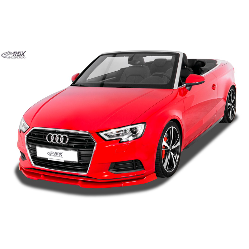 Side skirts 'Slim'  Audi A3 (8V7) Cabrio 2013- (ABS glossy black)