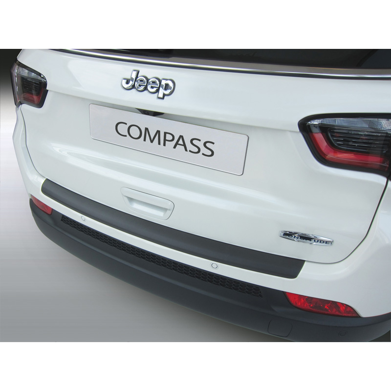 ABS Rear bumper protector  Jeep Compass 7/2017- Black