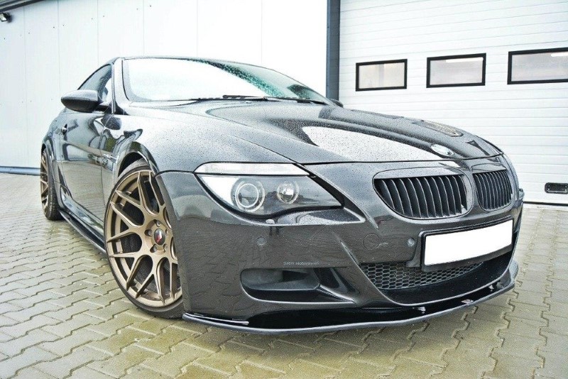 Voorspoiler BMW M6 E63 V.2 Glanzend Zwart