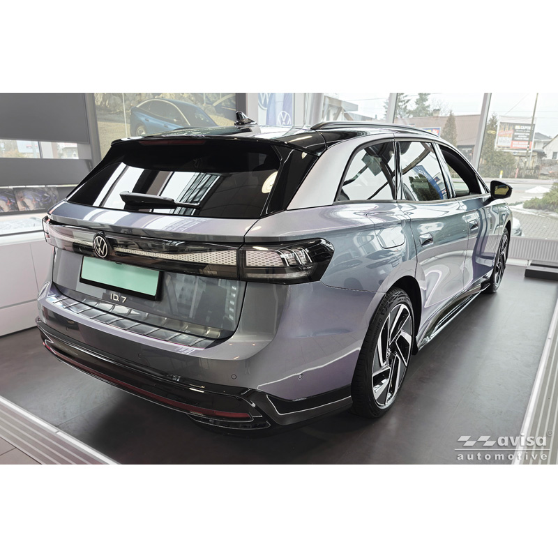 Stainless Steel Rear bumper protector  Volkswagen ID.7 Tourer 2024- 'Ribs'