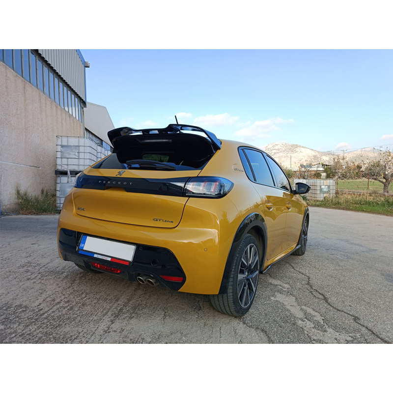 Roof spoiler  Peugeot 208 II GT 5-doors 2019- (PU)
