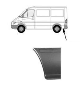 eindstuk, 26cm, links Mercedes Sprinter, 1995-2006