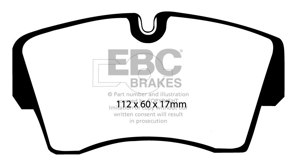 EBC Brakes OPEL Senator 2.5 85-87 Remblokken voorzijde