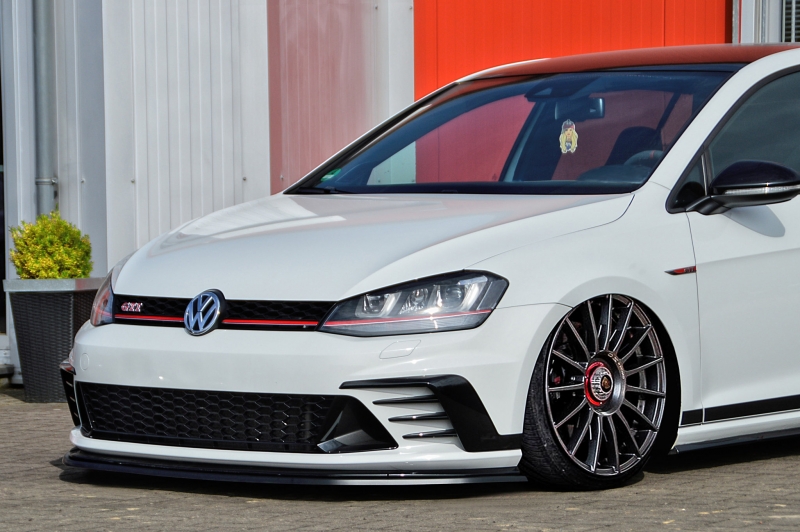 Voorspoiler Volkswagen Golf 7 GTI Clubsport Glans Zwart