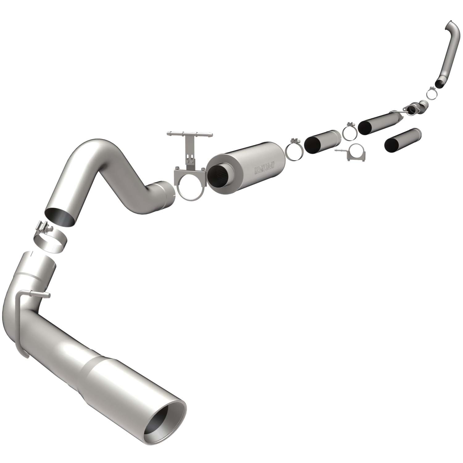 Ford Sys T/B Ford Diesel 7.3L Crewcab F2 Magnaflow Cat-Back