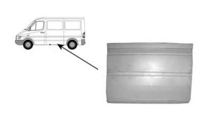zijpaneel, groot, links Mercedes Sprinter, 1995-2006