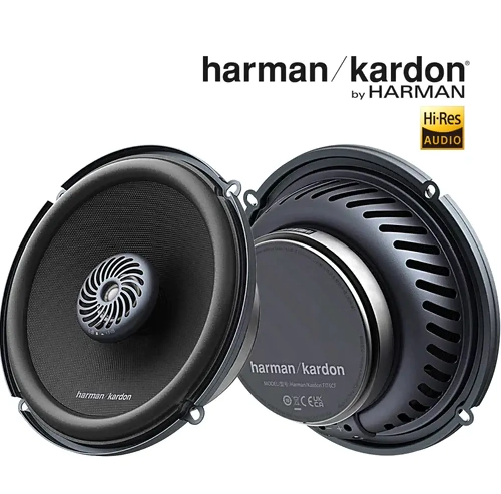 Harman Kardon HKF6 - Fit Series 2-Way 6.5 Inch Hi-Res Car Coaxial Speakers 360W