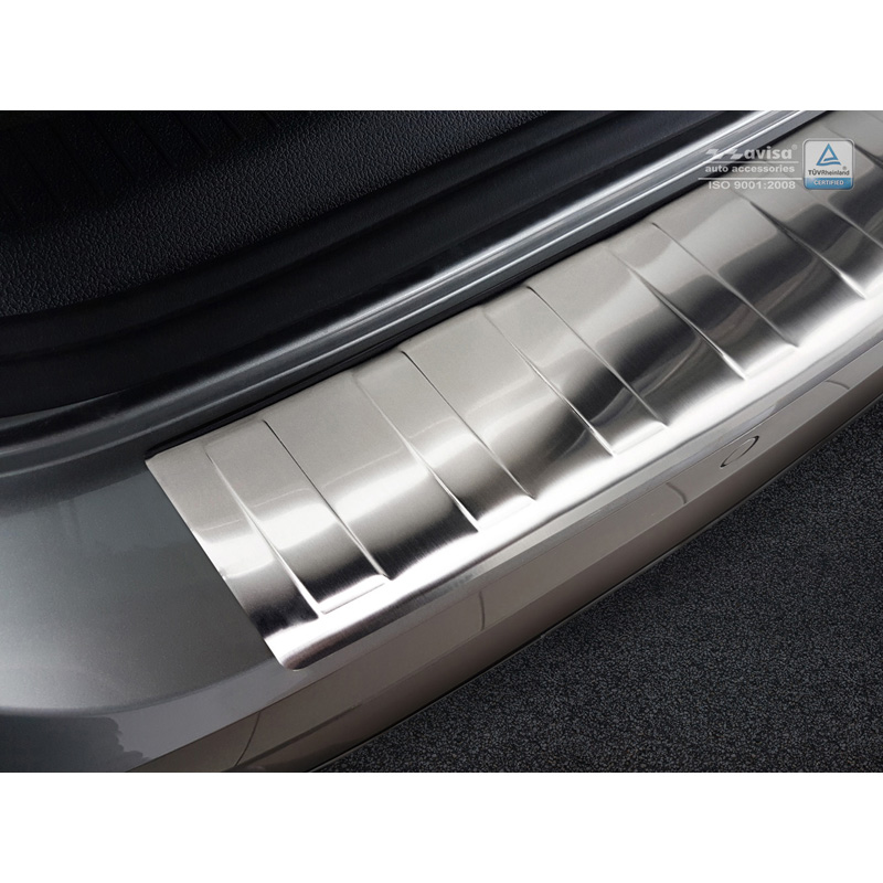 Stainless Steel Rear bumper protector  Volkswagen Golf VII Variant Facelift incl. R-Line & Alltrack 2017-2020 'Ribs'