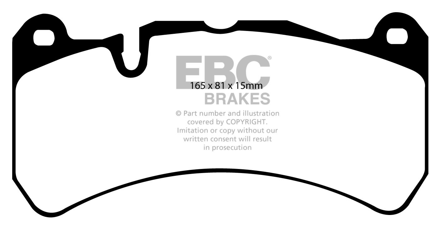 EBC Brakes MERCEDES SLK (R171) SLK55 AMG Black (5.4) 2006-2008 R