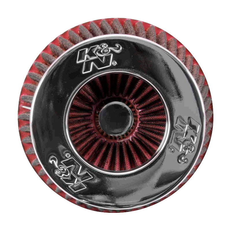 K&N RG-Serie Universal air-Filter with 3 Installation diameters Red (RG-1001RD)