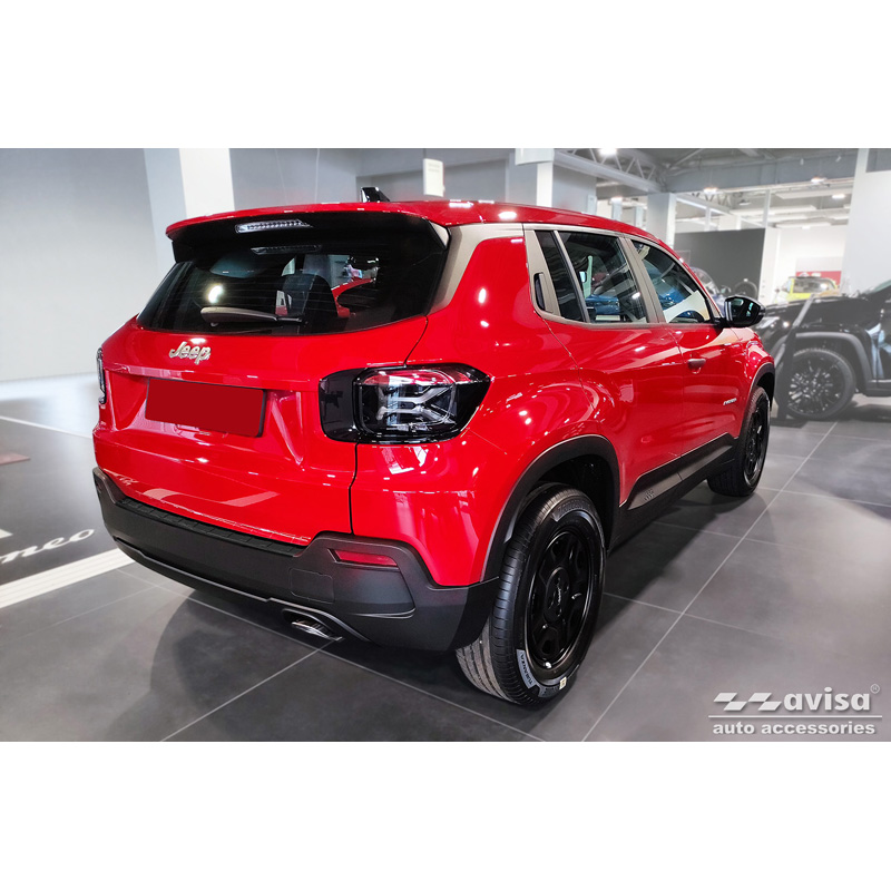 Matzwart RVS Achterbumperprotector  Jeep Avenger + EV 2023- 'Ribs'