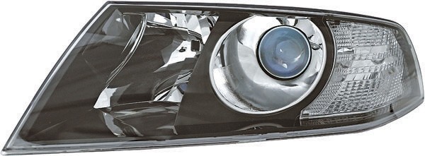 XENONKoplamp rechts OCTAVIA 04-08 DEPO D1S+H1/ZWART