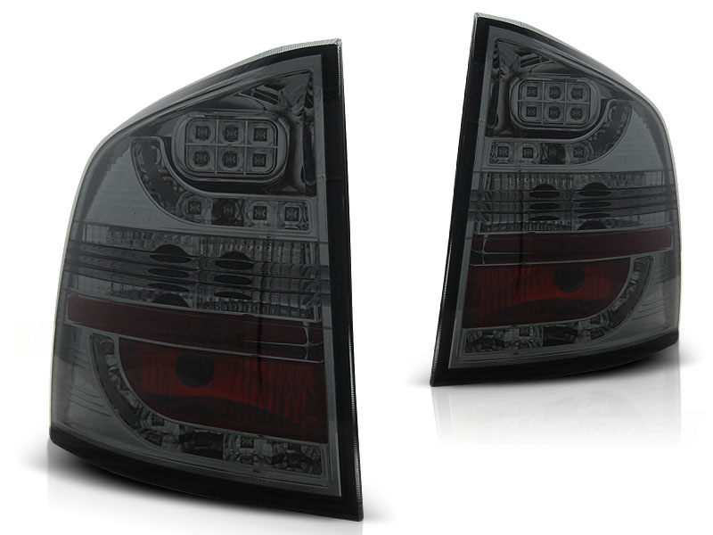 Achterlichten LED Skoda Octavia Combi Typ 1Z Bj. 05- zwart