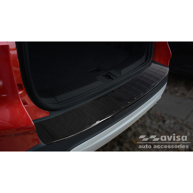 Echt 3D Carbon Achterbumperprotector  Ford Kuga II 2013-2019 'Ribs'