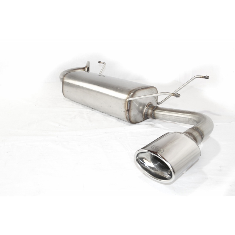 Stainless steel sport exhaust  Mazda MX5 NB 1.6i 81kW/1.8i 103kW 1998-2005 120x80mm
