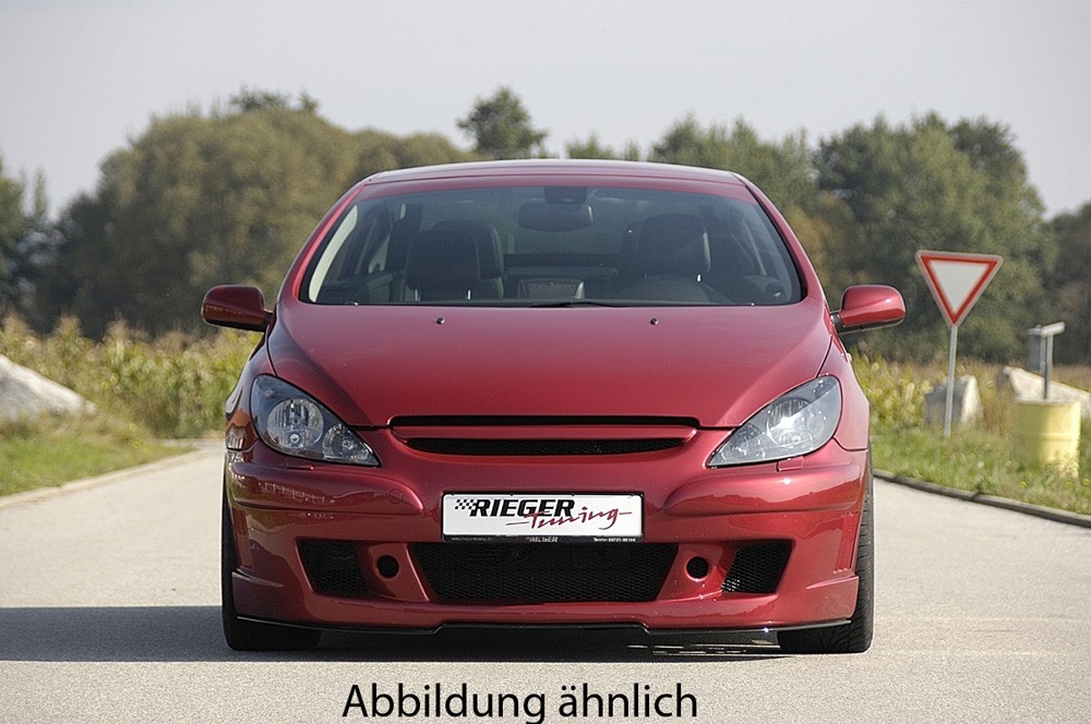 Frontbumper met geïntegreerde without embleem Peugeot 307 Rieger