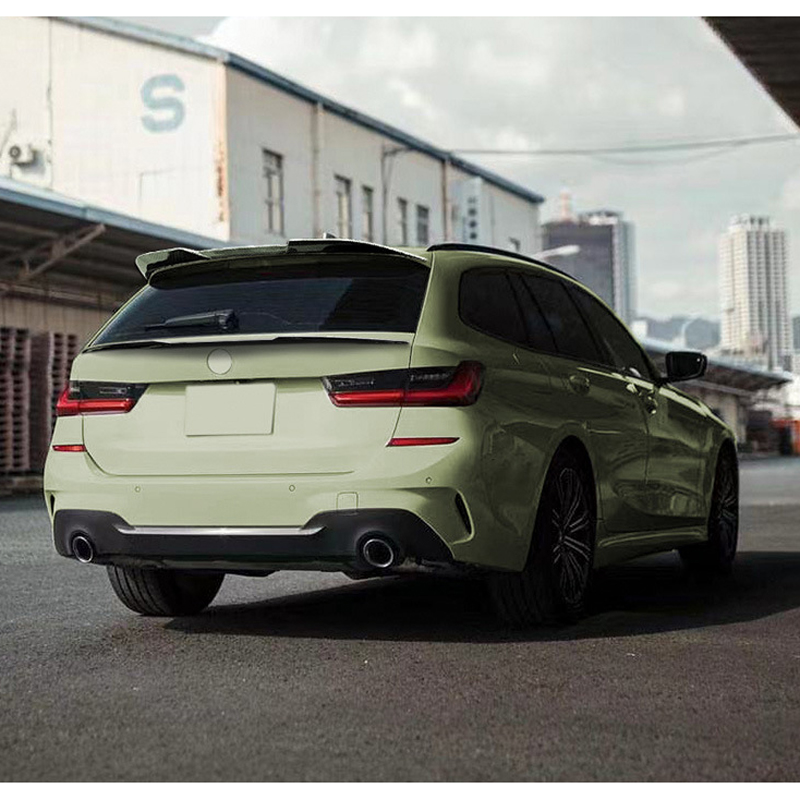 Dakspoiler (Spoiler Cap)  BMW 3-Serie G21 Touring 2019- (ABS Glanzend zwart)