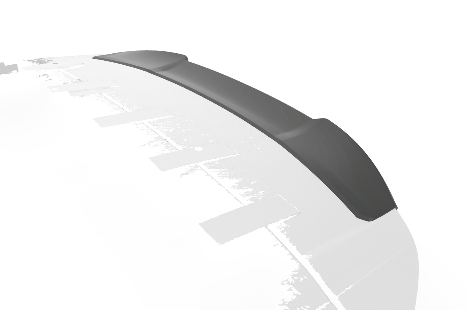 Spoiler Audi Q7 S-Line SQ7 CSR Glans Zwart