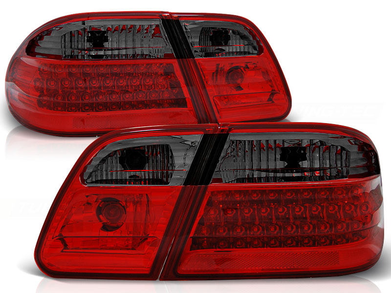 Achterlichten Mercedes E-Class W210 95-02 LED rood/smoke
