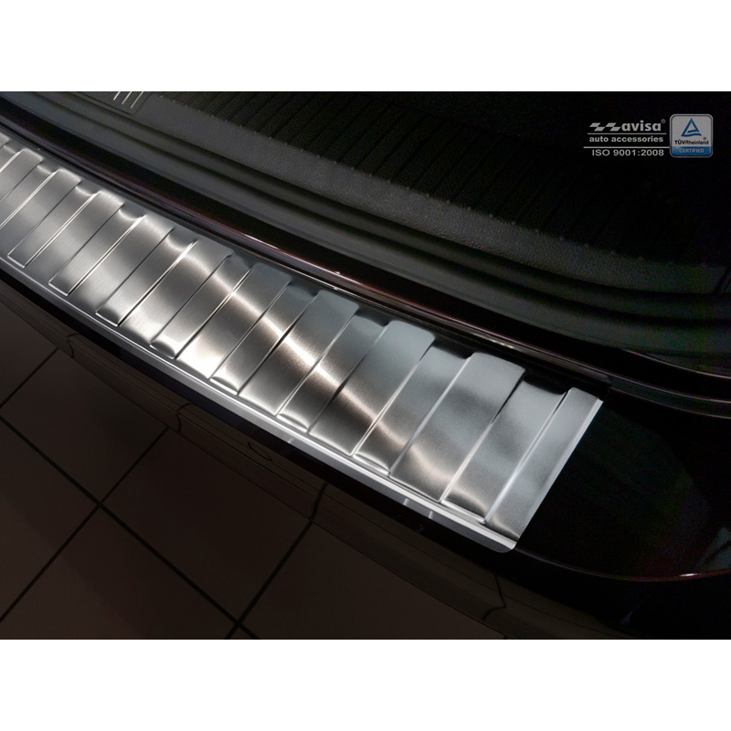 Stainless Steel Rear bumper protector  Volkswagen Passat 3G Variant 2014-2019 & 2019-2023 'Ribs'