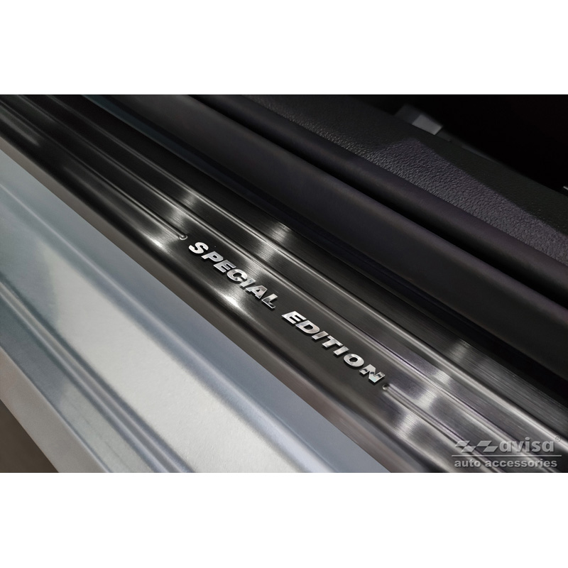 Zwart RVS Instaplijsten  Skoda Fabia IV Hatchback 2021- 'Special Edition' - 4-delig
