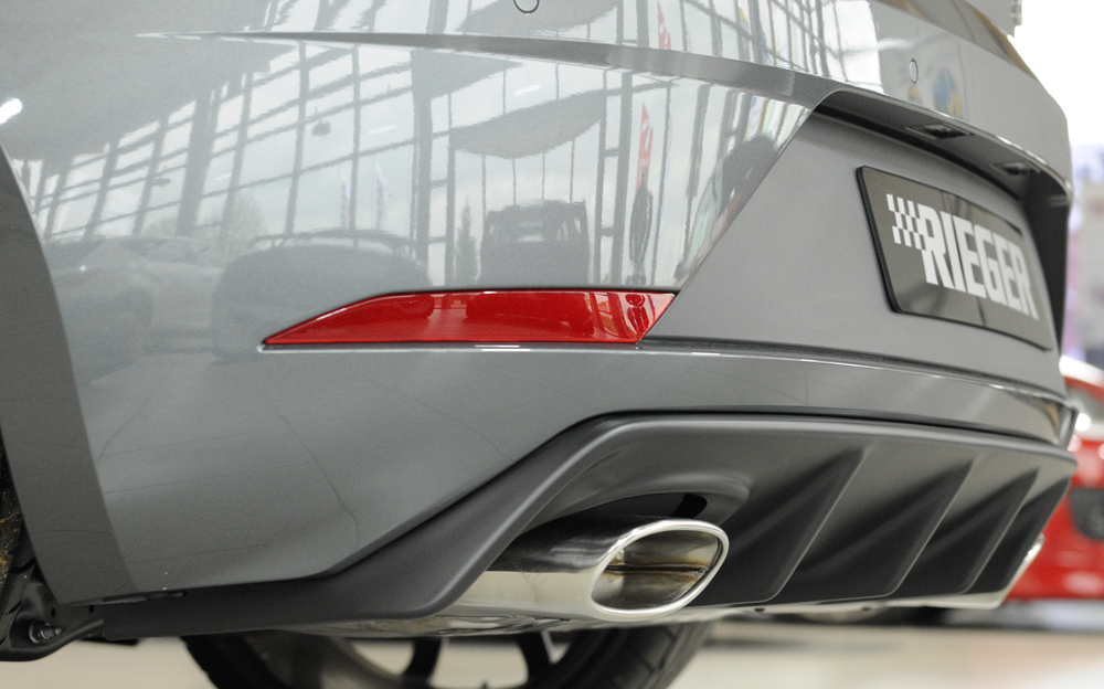 Achterbumper Diffusor Rieger Seat Leon Cupra 5F 17-..
