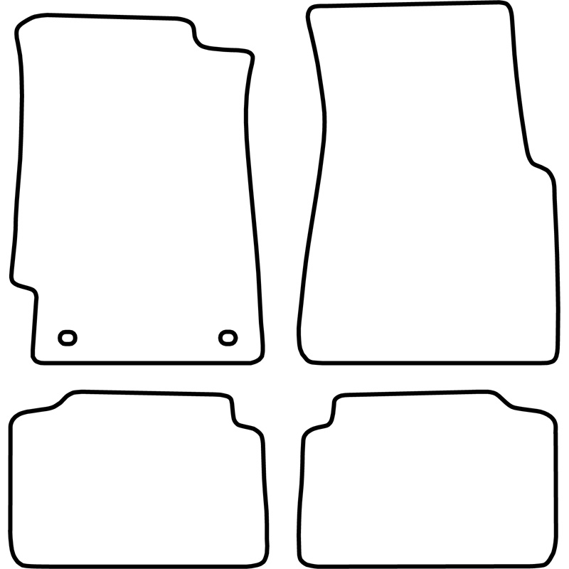 Automatten  Honda Civic sedan 1991-1996