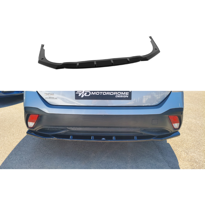 Motordrome Rear Bumper Skirt  Peugeot 308 III SW 2021- (ABS)