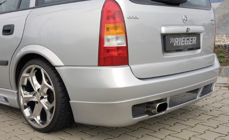 Achterbumper Diffusor Opel Astra G Station Rieger