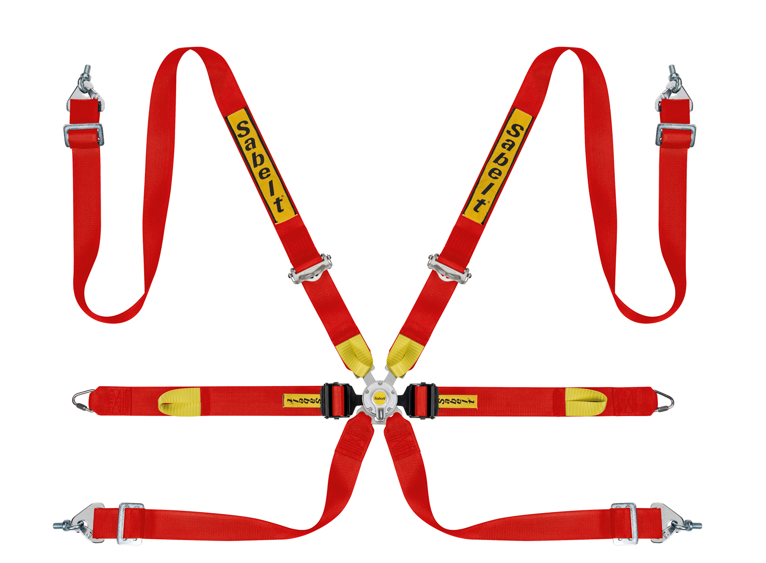 Sabelt Gordel 4 Punts Steel 3 Inch-2 Inch