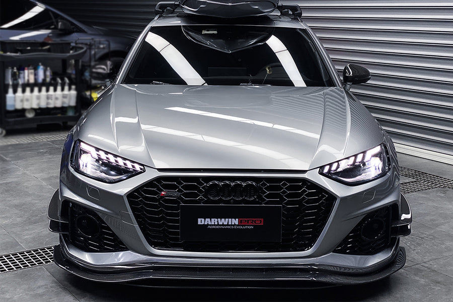 Audi RS4 B9.5 BKSS Style Carbon Fiber Voorspoiler 2020-2022