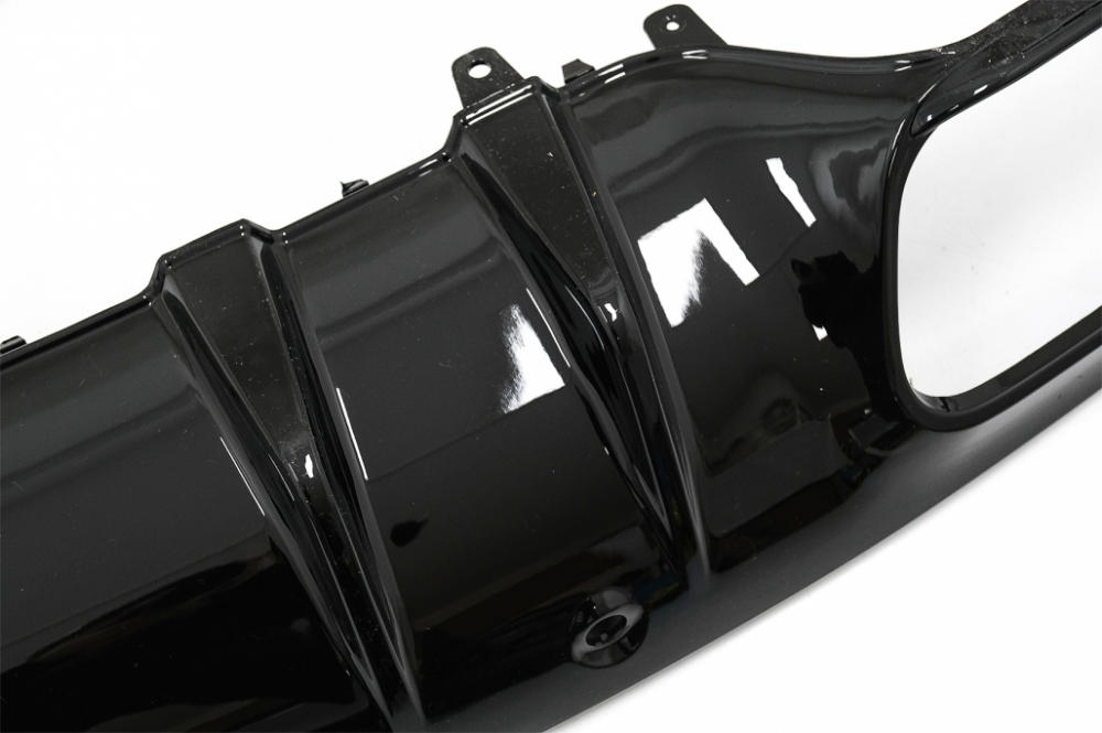 Diffusor Mercedes C205 A205 Coupe / Cabrio 15-19 C43 Design Zwart