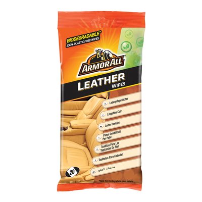 Armor All Bio Leather Wipes – 20 pieces