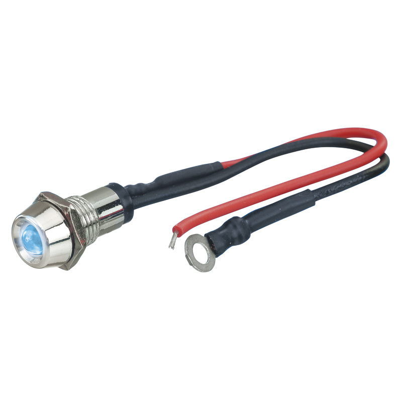 Foliatec LED Control Light chrome - ice blue Ø = 10mm - 1 piece