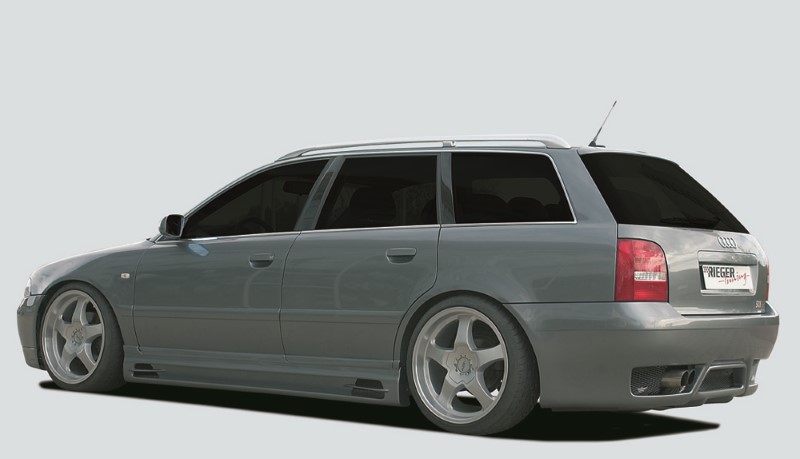 Achterbumper Audi A4 B5 Avant met Zijdelingse air-intakes Riege