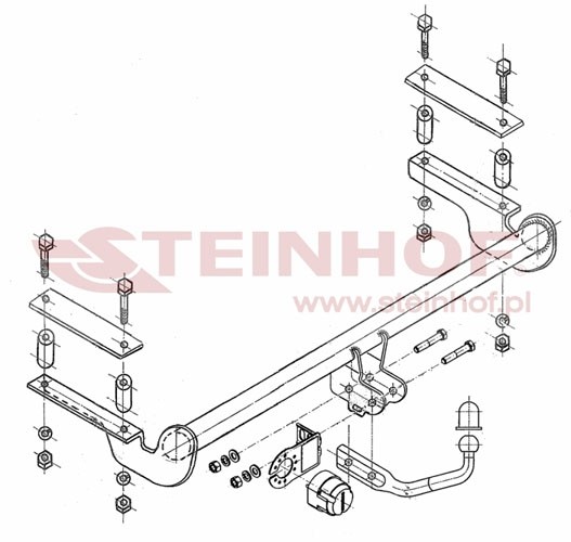 Trekhaak Opel Astra II (G) 3D 2000-2005